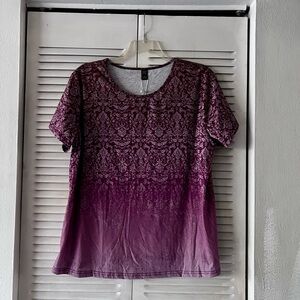 Emery Rose Tapestry Print Top